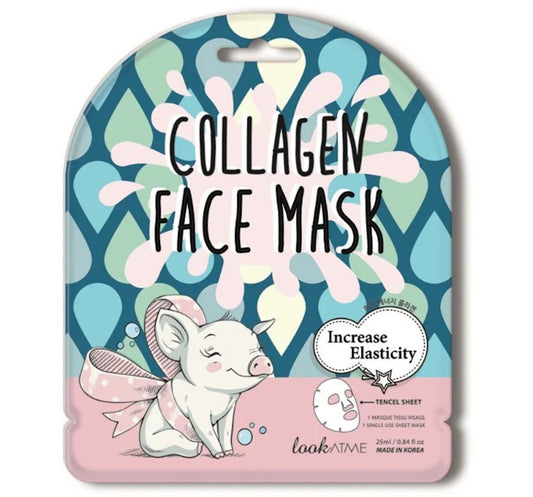 Look At Me Look At Me, Collagen, Erhöht die Elastizität, Gesichtsmaske, Für das Gesicht, Wöchentlich oder nach Bedarf, 25 ml 
