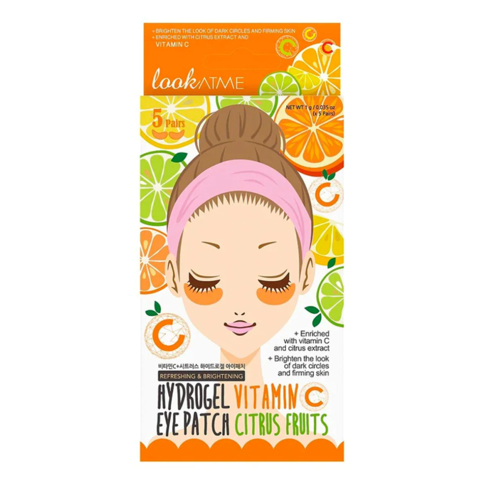 Look At Me Augenklappe Look At Me, Hydrogel, Vitamin C, Brightening, Eye Patch, 10 pcs Regular