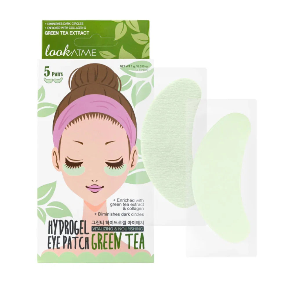 Look At Me Look At Me, Hydrogel, Grüner Tee, Hydratisierend, Augenklappe, 10 g Regular
