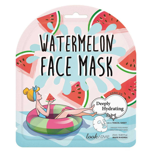Look At Me Gesichtsmaske Look At Me, Look At Me, Watermelon, Deep Moisturizing, Sheet Mask, For Face, 25 ml Regular