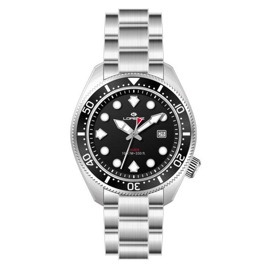 LORENZ 26169FF Date Armbanduhr 42 mm Silber