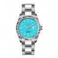 LORENZ 28187CC Date Armbanduhr 41 mm Silber ansicht-3