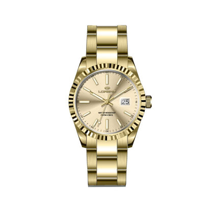 LORENZ 28190HH Date Armbanduhr 32 mm Silber