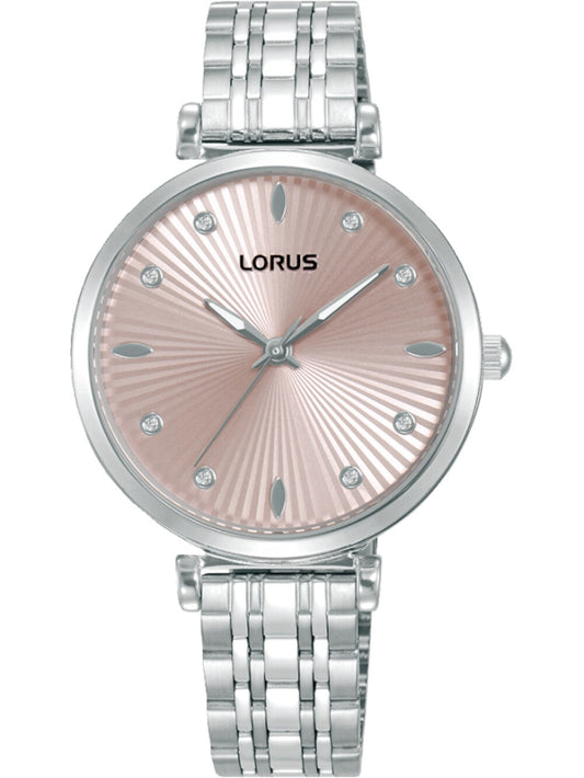 LORUS Damen Chronograph Armbanduhr aus Kunststoff 20 mm RG259XX9 – Produktansicht