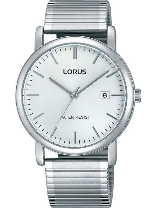 LORUS Herren Quarzuhr mit Datum aus Kunststoff 20 mm RG855CX5 – Produktansicht