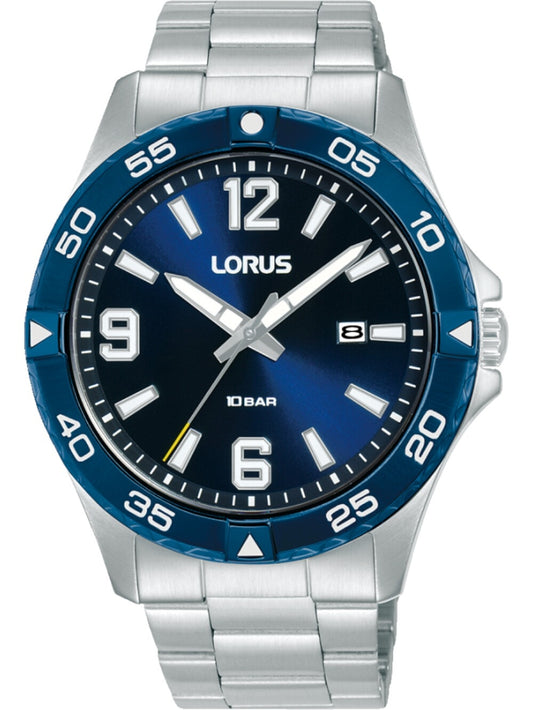 LORUS Herren Quarzuhr mit Datum 41 mm RH989QX9 – Produktansicht