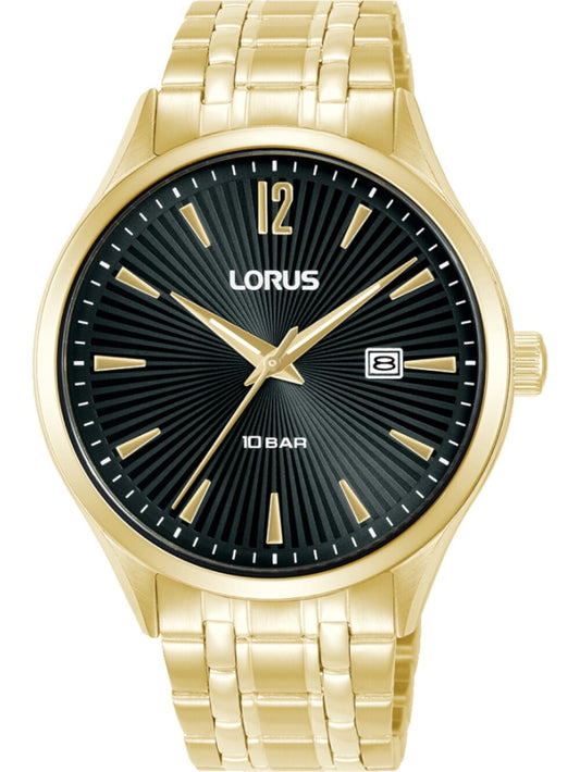 LORUS Herren Quarzuhr mit Datum aus Kunststoff 20 mm RH994RX9 – Produktansicht