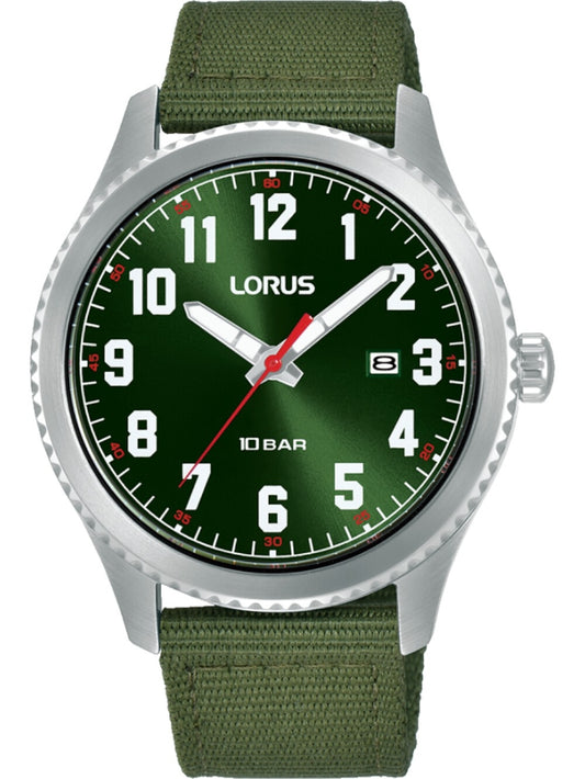 LORUS Herren Quarzuhr mit Datum 43 mm RH997RX9 – Produktansicht
