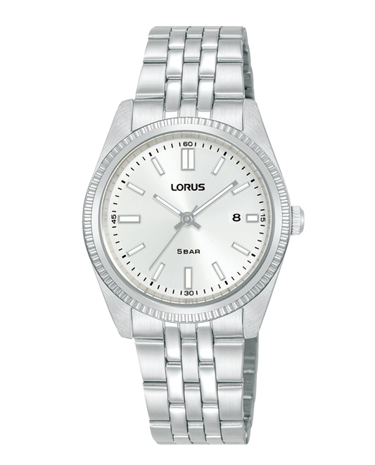 LORUS Damen Quarzuhr mit Datum 20 mm RJ279BX9 – Produktansicht