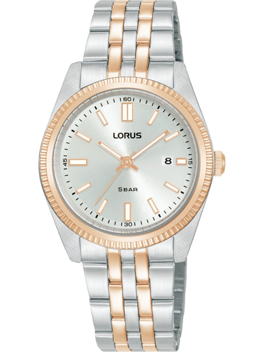 LORUS Damen Quarzuhr mit Datum 20 mm RJ282BX9 – Produktansicht