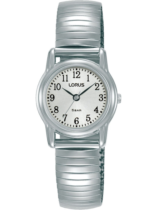 LORUS Damen Quarzuhr mit Datum aus Kunststoff 20 mm RRX07HX9 – Produktansicht