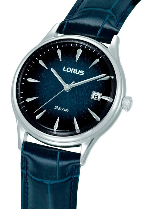 LORUS Herren Quarzuhr mit Datum aus Kunststoff 20 mm RS995DX9 – Produktansicht