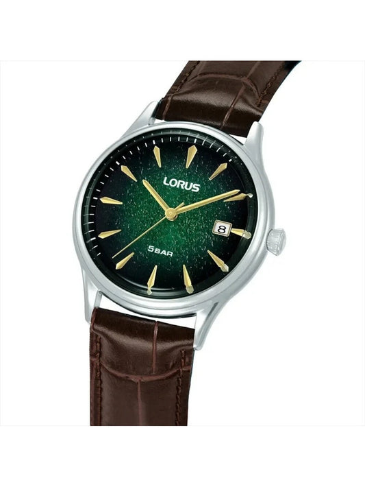 LORUS Herren Quarzuhr mit Datum aus Kunststoff 20 mm RS997DX9 – Produktansicht