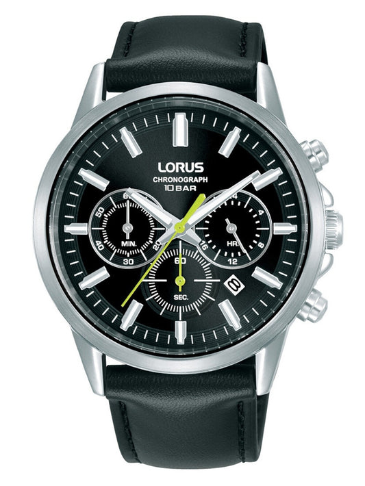 LORUS Herren Chronograph Armbanduhr aus Kunststoff 20 mm RT379KX9 – Produktansicht
