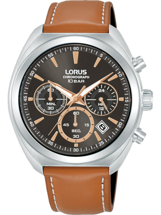 LORUS Herren Chronograph Armbanduhr aus Kunststoff 20 mm RT387KX9 – Produktansicht