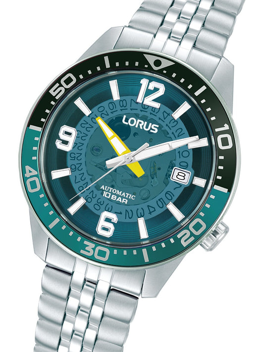 LORUS Herren Quarzuhr mit Datum aus Kunststoff 20 mm RU417AX9 – Produktansicht