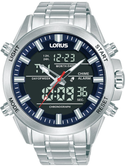 LORUS RW665AX9 Chronograph Armbanduhr 43 mm ansicht-3