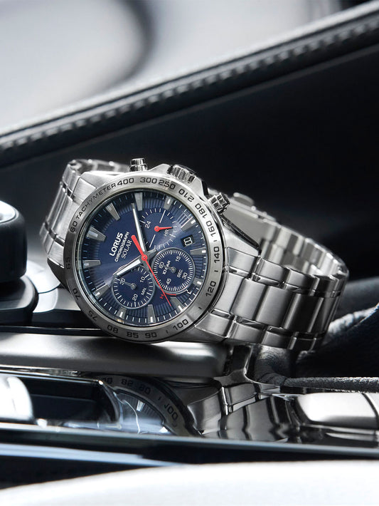 LORUS Herren Chronograph Armbanduhr 20 mm RZ503AX9 – Produktansicht