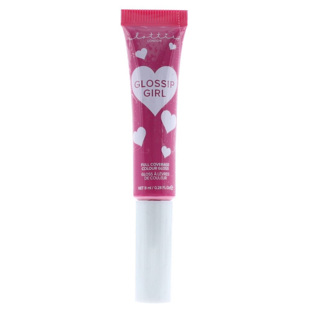 Lottie London Gossip Girl Lipgloss – Vollständige Abdeckung, 8 ml, strahlender Glanz