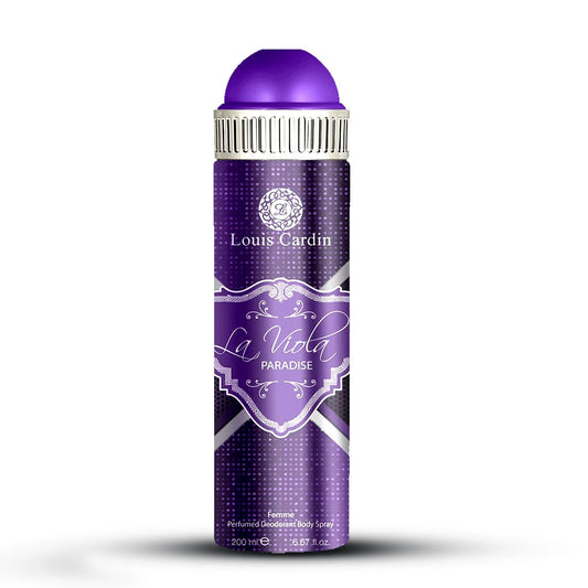 Louis Cardin Louis Cardin, La Viola Paradise, Deodorant Spray, Für Frauen, 200 ml Regular
