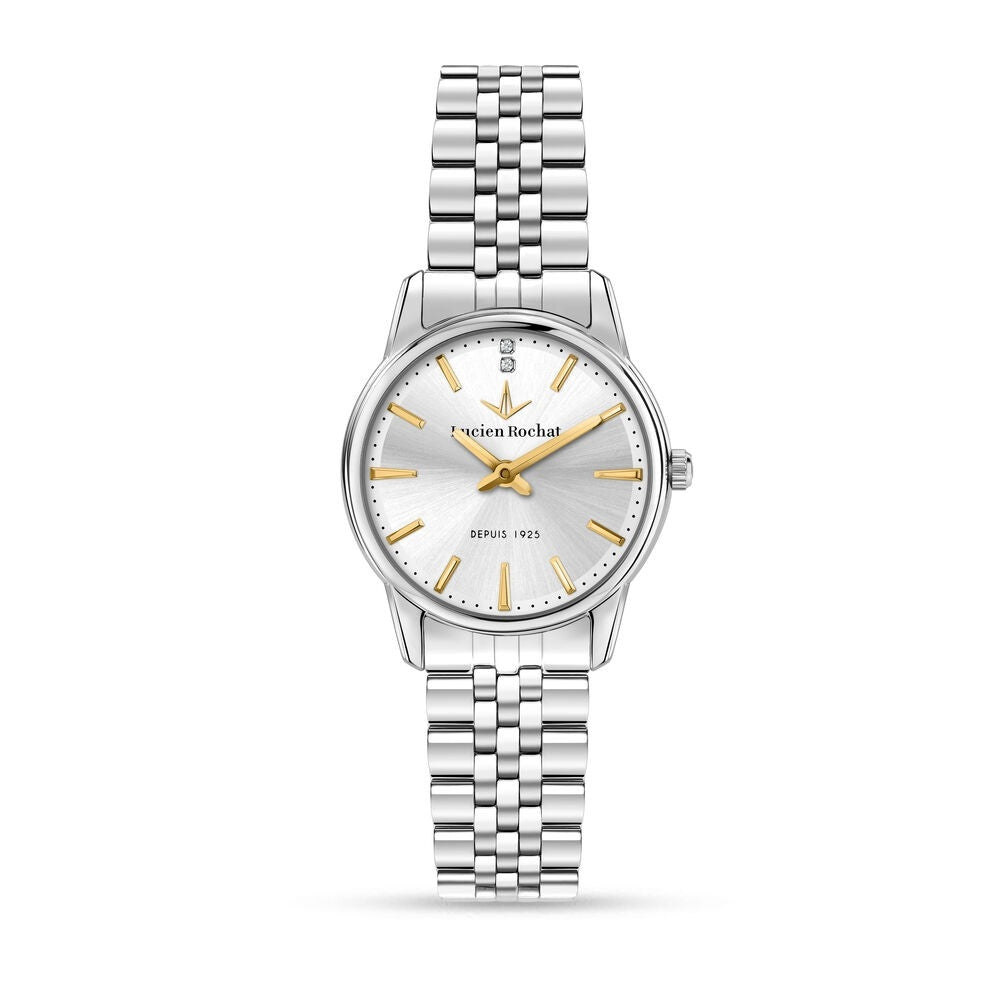 LUCIEN ROCHAT R0453116503 Date Armbanduhr 28 mm Silber ansicht-2