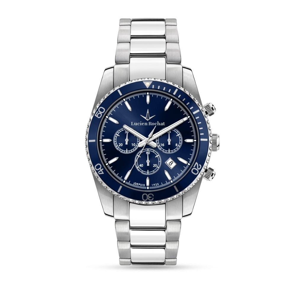 LUCIEN ROCHAT R0473617007 Chronograph Armbanduhr 43 mm Silber ansicht-2