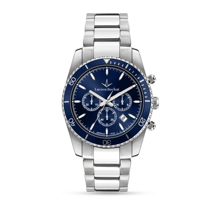 LUCIEN ROCHAT R0473617007 Chronograph Armbanduhr 43 mm Silber ansicht-2
