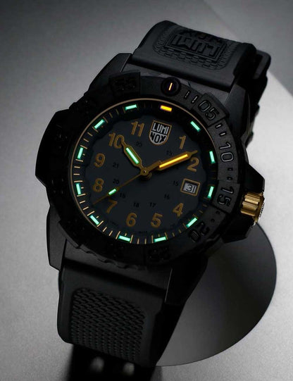 LUMINOX XS-3508-GOLD Analoguhr Armbanduhr 39 mm Gold ansicht-2