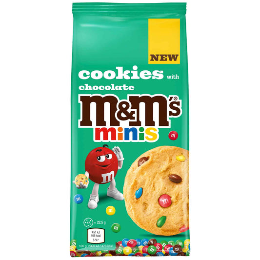 M&M'S Cookies 180g Knusprige Schokoladenkekse