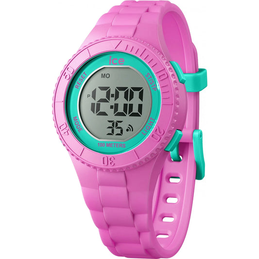 ICE-WATCH ICE digit 021275 Kinder Digitaluhr – Pink & Türkis 35 mm