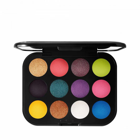 MAC MAC, Connect In Colour, Lidschattenpalette, Hi-Fi Colour, 12 Schattierungen, 12.2 g Regular