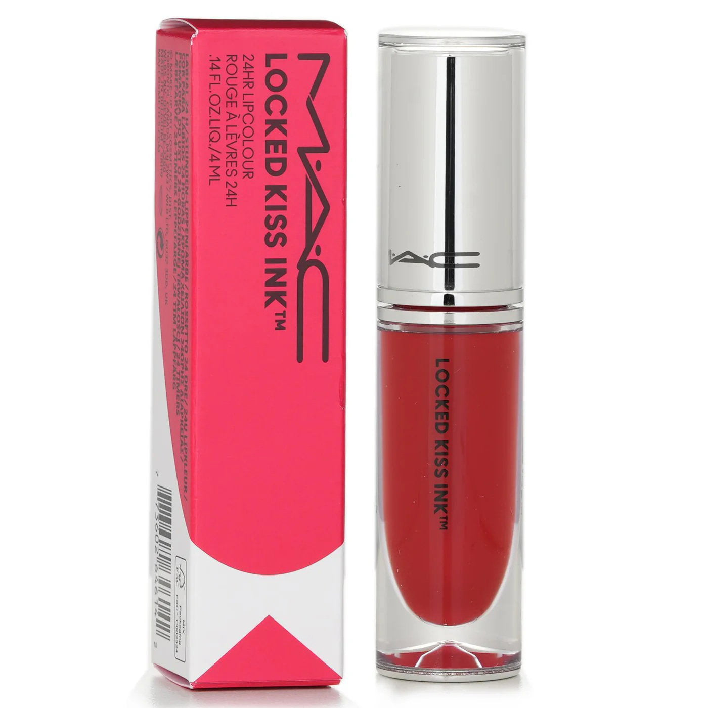 MAC MAC, Locked Kiss 24HR, Flüssiger Lippenstift, 85, Poncy, 4 ml Regular