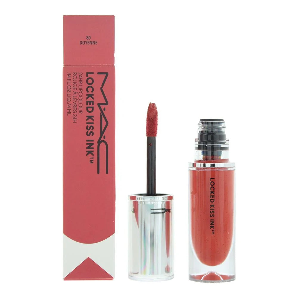 MAC MAC, Locked Kiss Ink, Flüssiger Lippenstift, 80, Doyenne, 4 ml Regular