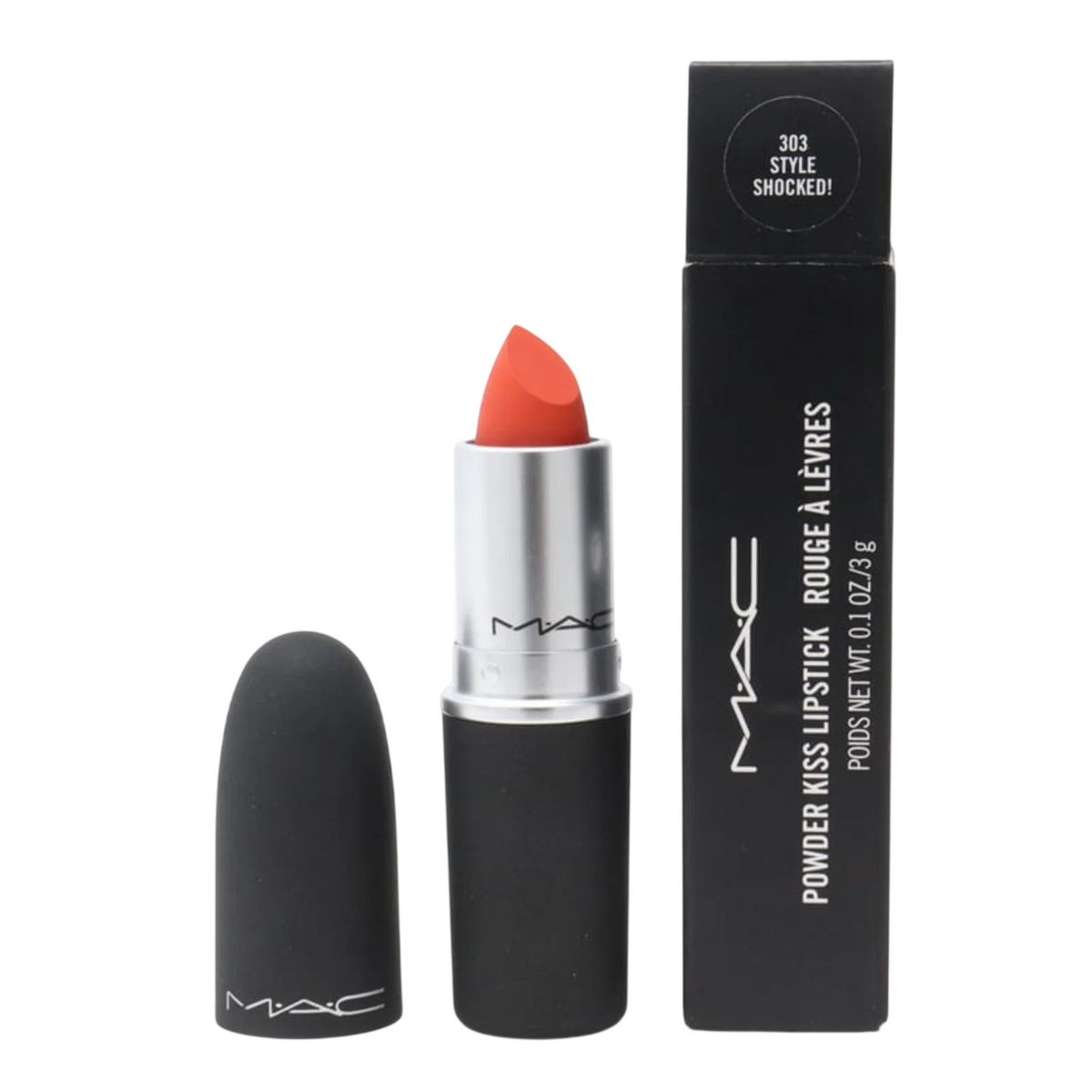 MAC MAC, Powder Kiss, Creme-Lippenstift, 303, Style Shocked, 3 g Regular