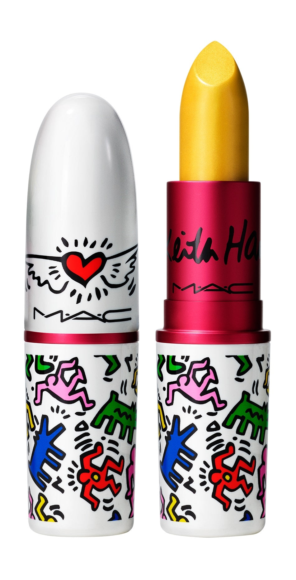 MAC, Viva Glam X Keith Haring, Langanhaltend, Creme-Lippenstift, Gelb, 3 g
