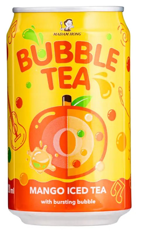 Madam Hong Bubble Tea Mango 320ml - Candyshop.ch