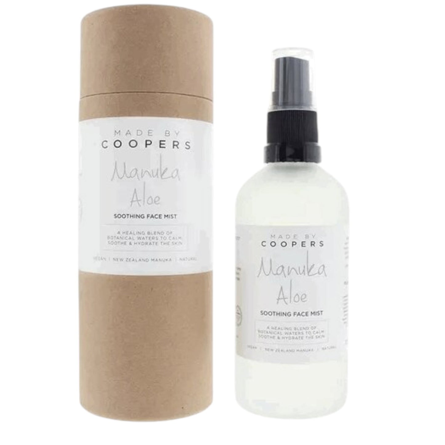 Made By Coopers Made By Coopers, Manuka Aloe, Beruhigend und entspannend, Nebelspray, Für das Gesicht, 100 ml Regular