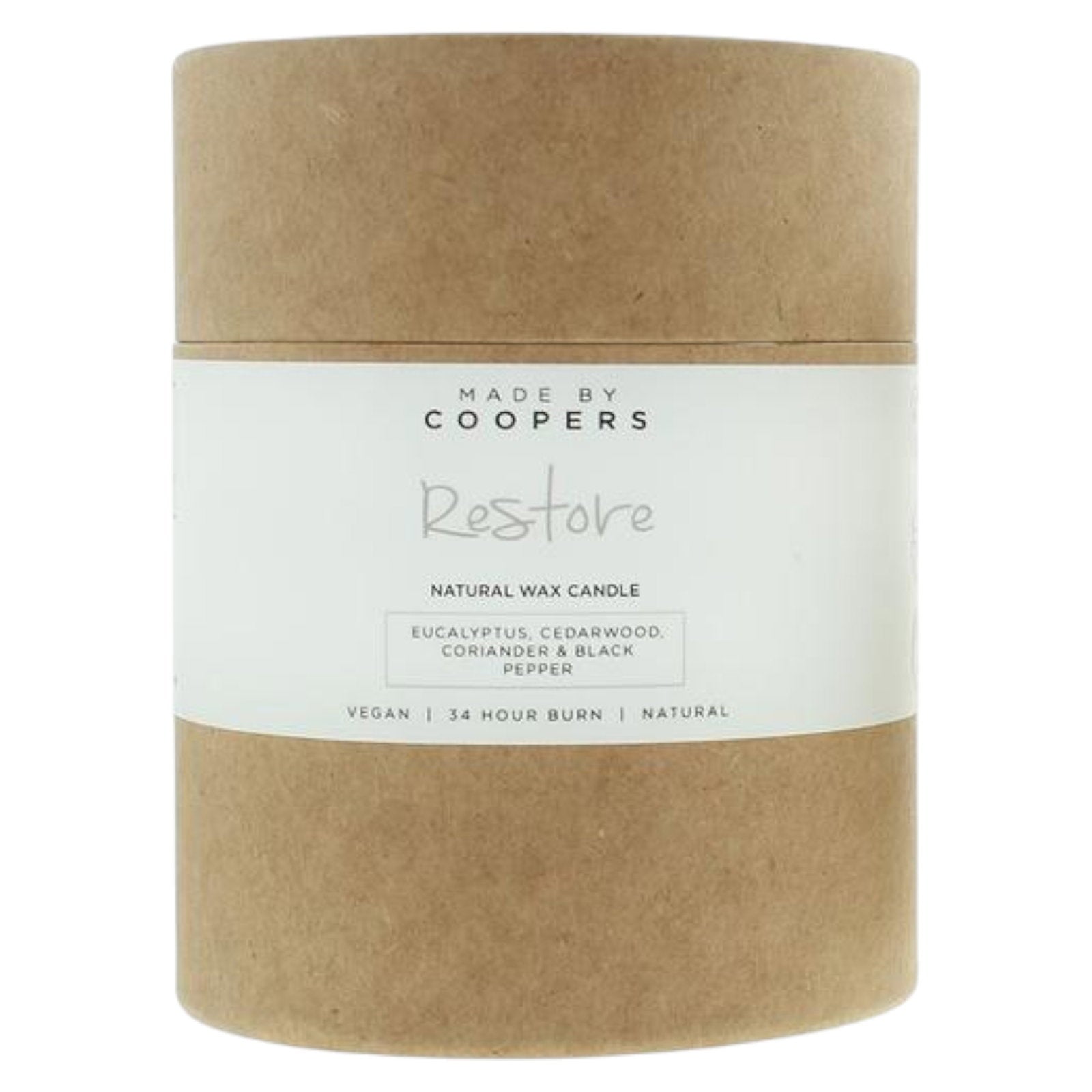 Made By Coopers Made By Coopers, Restore, Eukalyptus, Duftkerze, 175 g Regular