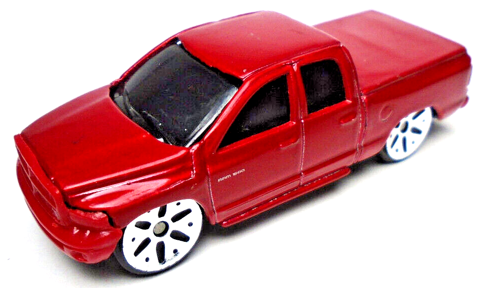 Maisto Maisto, Fresh Metal, 2002 Dodge Ram Quad Cab, Spielzeugauto, 11427, Rot, 1:64, 3+ Regular