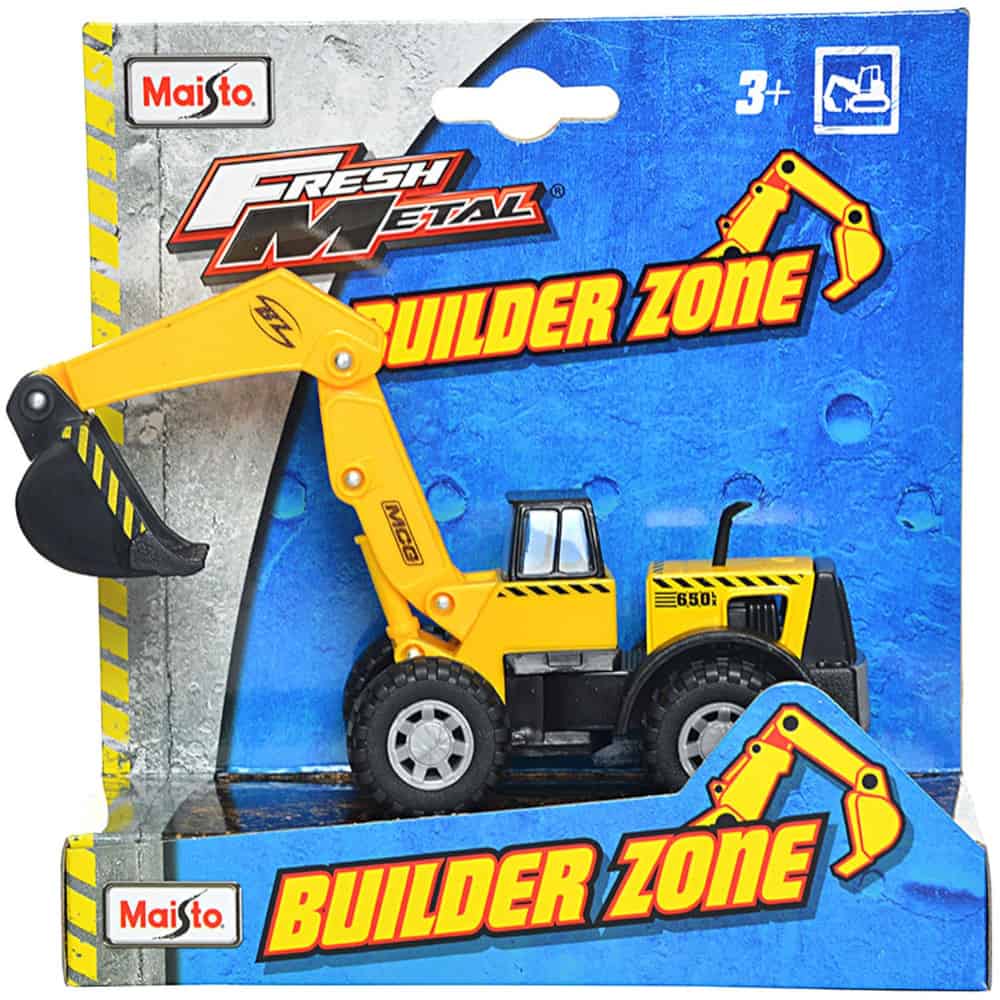 Maisto Maisto Fresh Metal Bauzone Bagger Orange 1:24 Spielzeugfahrzeug ab 3 Monaten Spielzeug / Fahrzeuge / Bagger