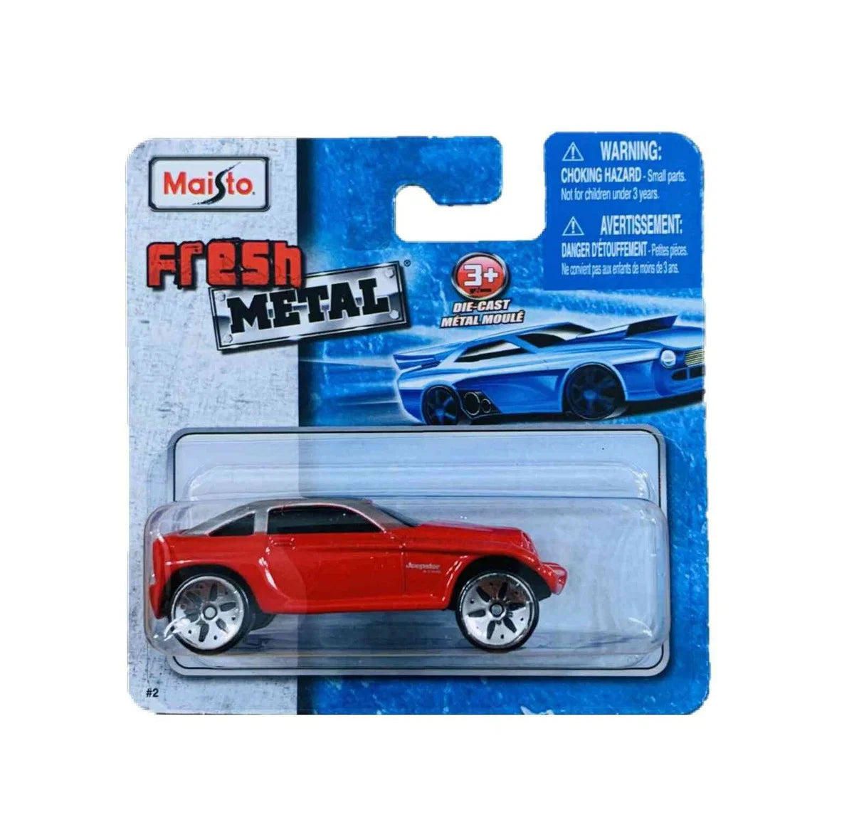 Maisto Maisto, Fresh Metal, Jeep Jeepster, Spielzeugauto, 11647, Rot, 1:64, 3+ Regular