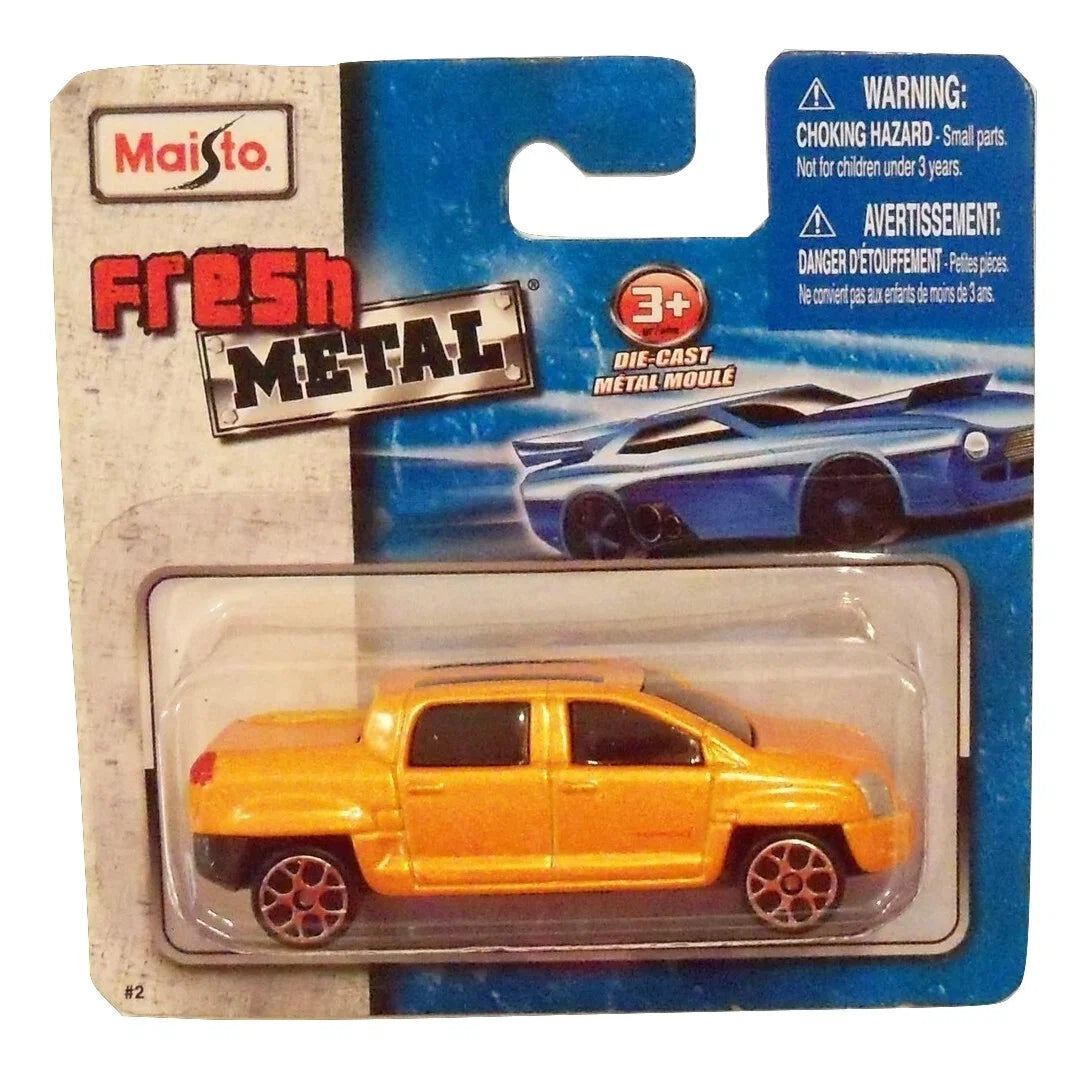 Maisto Maisto, Fresh Metal Miniature, 2002 GMC Terra4 Concept, Spielzeugauto, 11622, Gebranntes Orange, 1:64, 3+ Regular