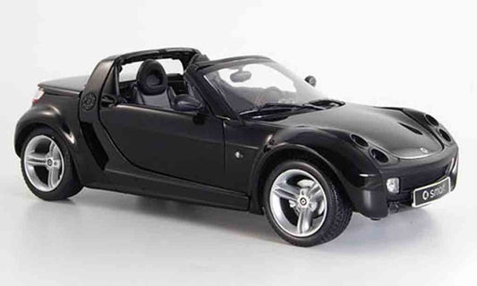 Maisto Maisto, Fresh Metal, Smart Roadster, Spielzeugauto, 11429, Schwarz, 1:64, 3+ Regular