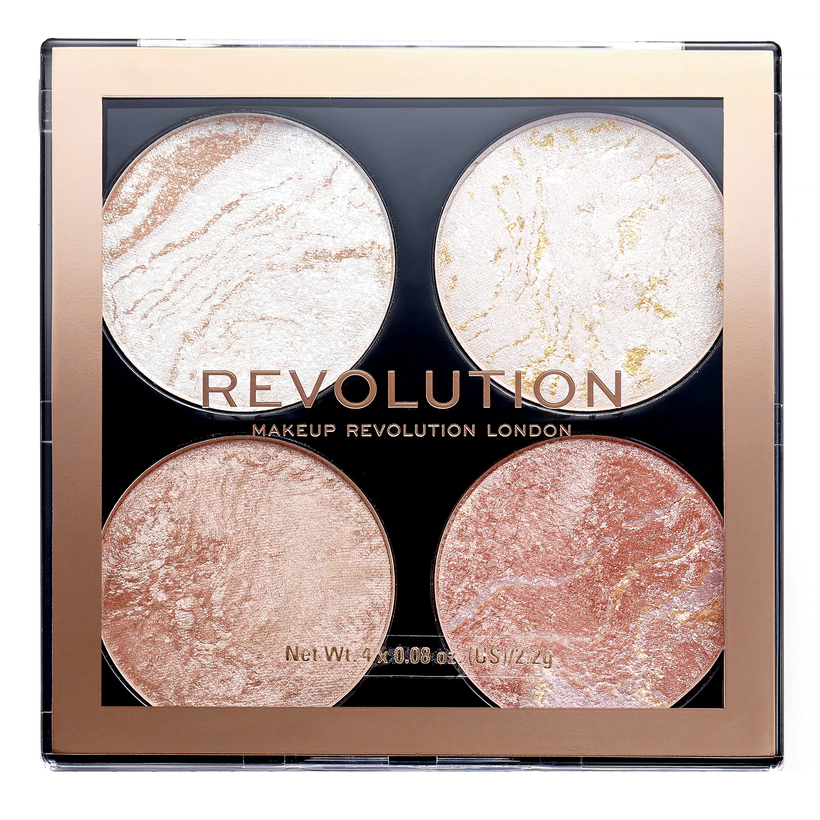 Makeup Revolution Makeup Revolution, Cheek Kit, Konturpalette, Mach eine Pause, 4 Schattierungen, 8.8 g Regular