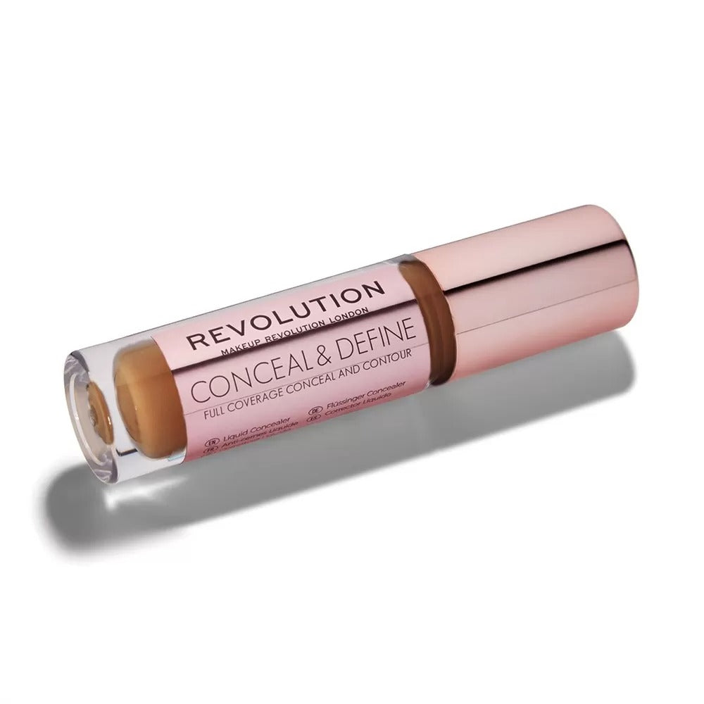 Makeup Revolution, Conceal & Define, Korrektiv, Flüssig-Concealer, C 14, 4 g