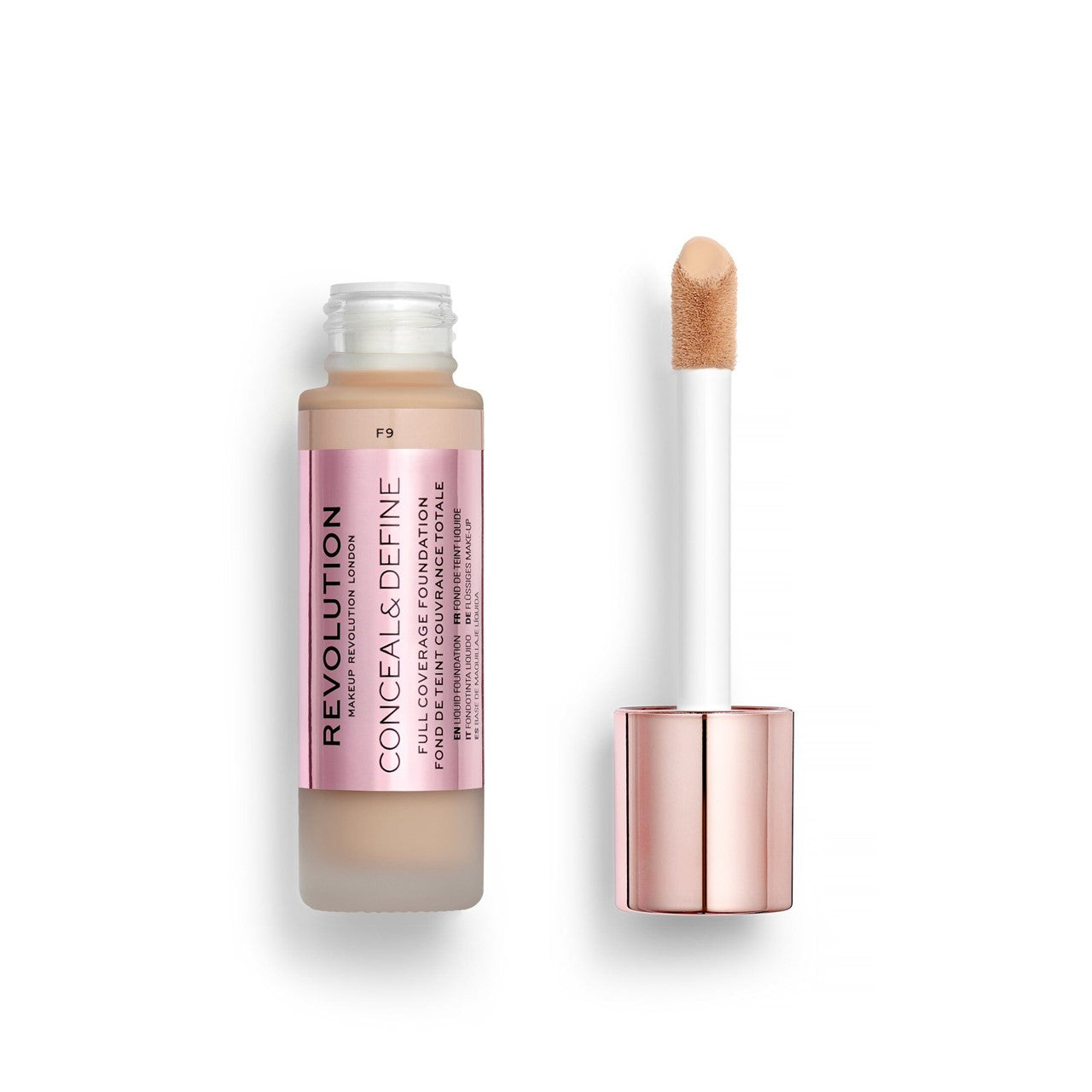REVOLUTION MAKE UP Conceal and Define Full Coverage Foundation F9 23 ml