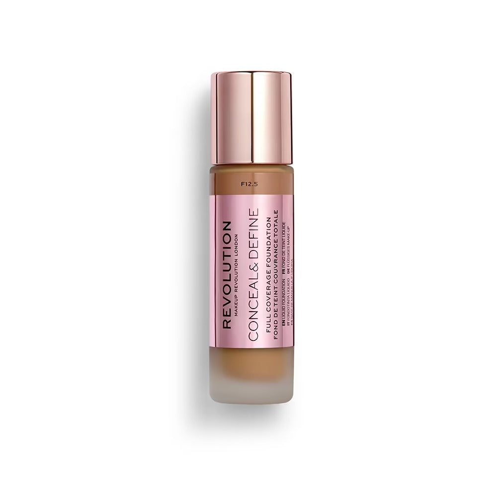 Makeup Revolution, Conceal & Define, Ölfrei, Creme-Grundierung, F 12,5, 23 ml