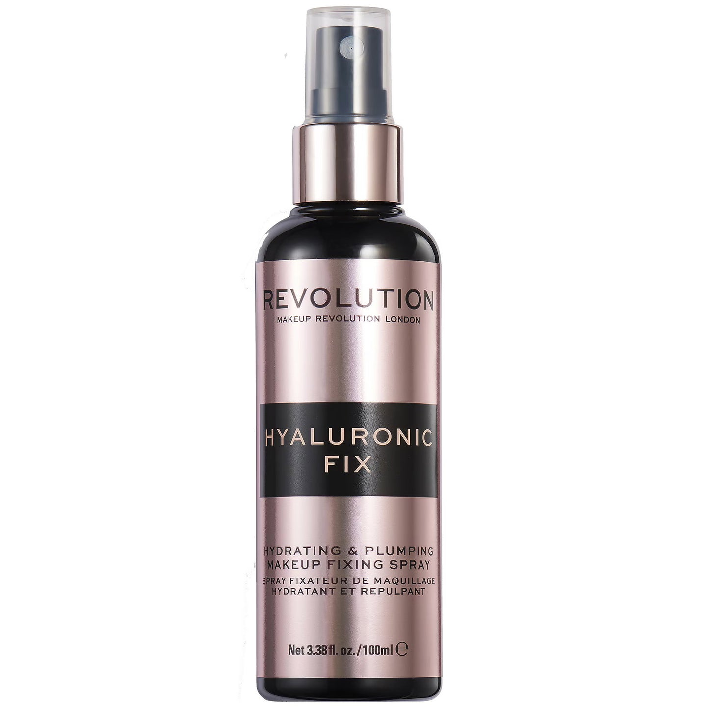 Makeup Revolution Makeup Revolution, Hyaluronic Fix, Hyaluronsäure, Hydratisierend, Make-up Fixierspray, 100 ml Regular