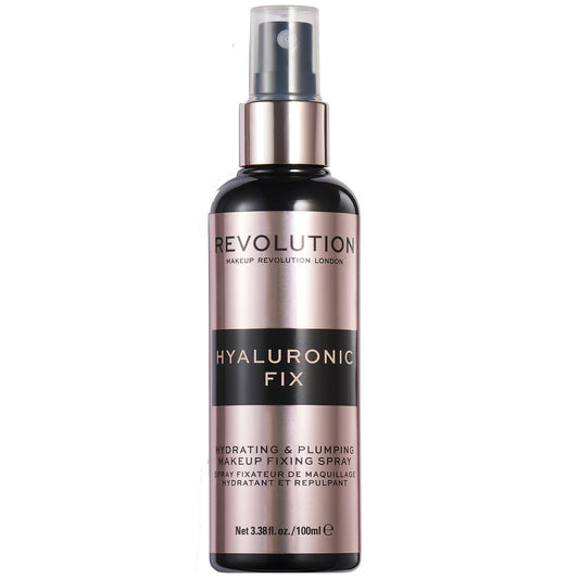 Makeup Revolution Makeup Revolution, Hyaluronic Fix, Hyaluronsäure, Hydratisierend, Make-up Fixierspray, 100 ml Regular