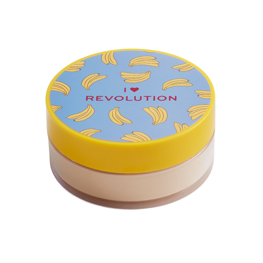 Makeup Revolution Makeup Revolution, I Heart Revolution, Loses Fixierpuder, Banane, 22 g Regular